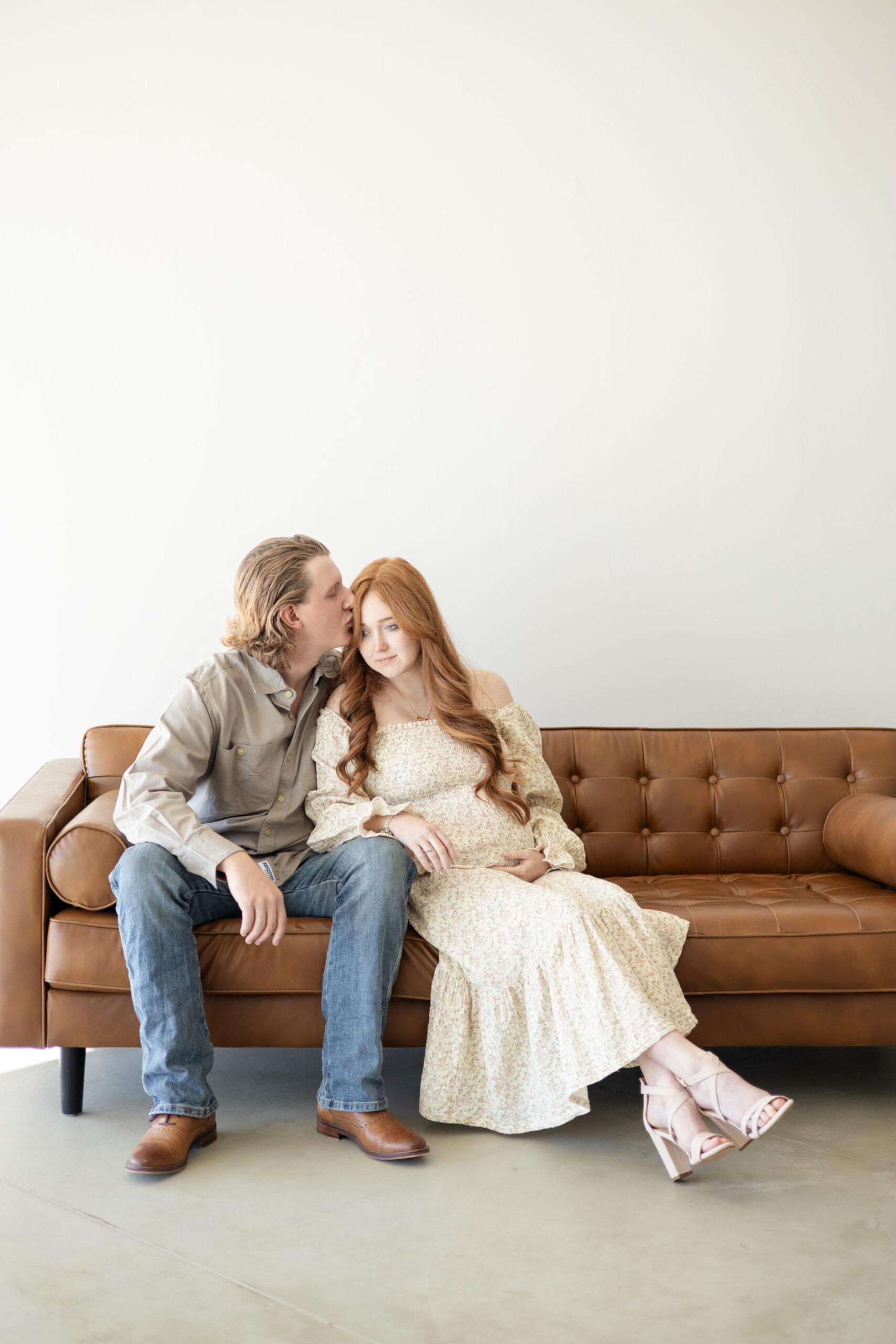 Young couple prepares to welcome a new baby